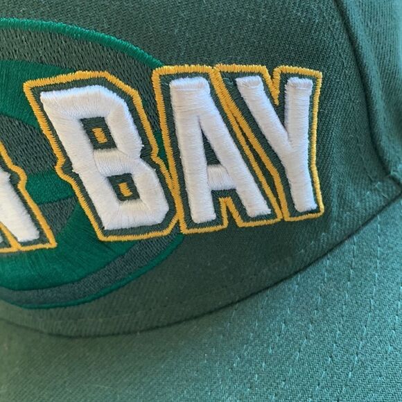 Vintage NFL‎ Green Bay Packers Football Embroidered New Era 59FIFTY Hat Sz 7 - Picture 3 of 11